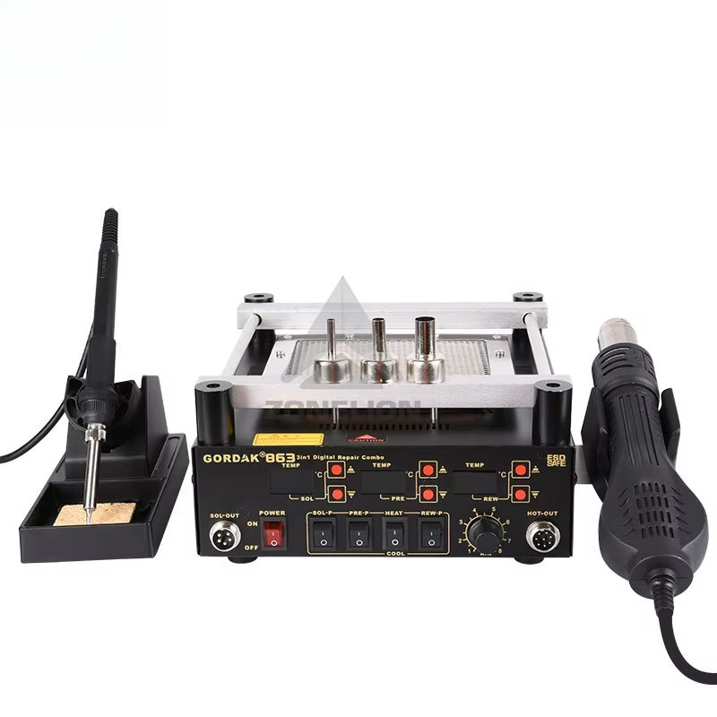 Infrared Bga Rework Station - محطة لحام رقمية 3 في 1