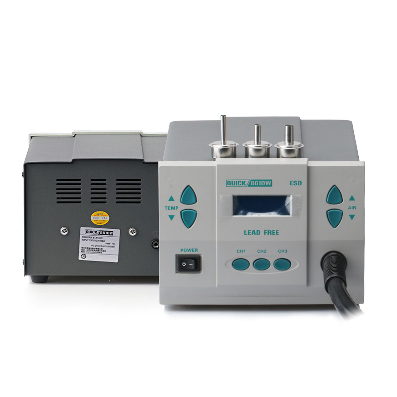 محطة لحام رقمية محمولة 861DW ب - مراجعة Hot Air Rework Station 861Dw وسعره