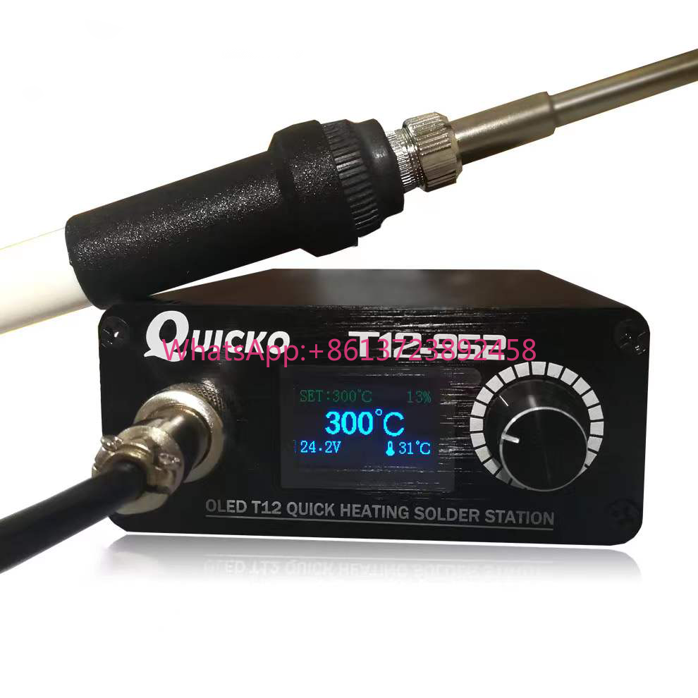 محطة لحام T12-952 سريعة التسخي - مراجعة T12 Soldering Station Oled وسعره