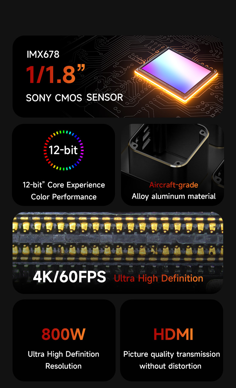ميكانيكي فيجن برو IMX678 سوني  - مراجعة 4K Microscope Camera Sony Sensor وسعره