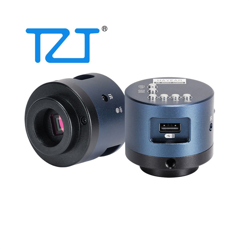 كاميرا مجهر TZT HY-6700 4K UHD - مراجعة 4K Microscope Camera Sony Sensor وسعره