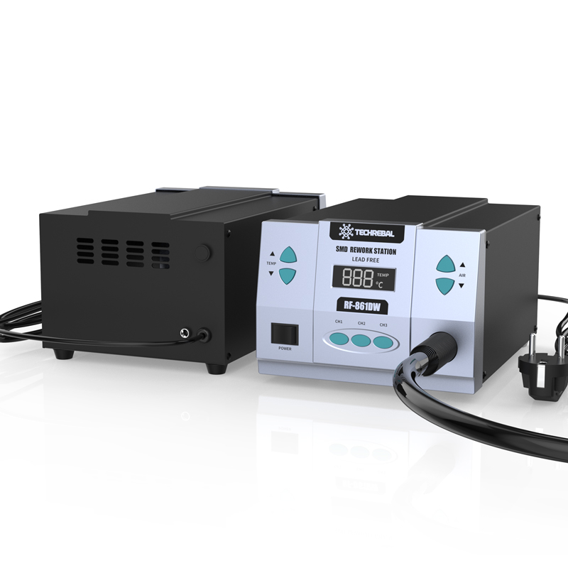 محطة لحام وإعادة إصلاح بالهواء - مراجعة Hot Air Rework Station 861Dw وسعره