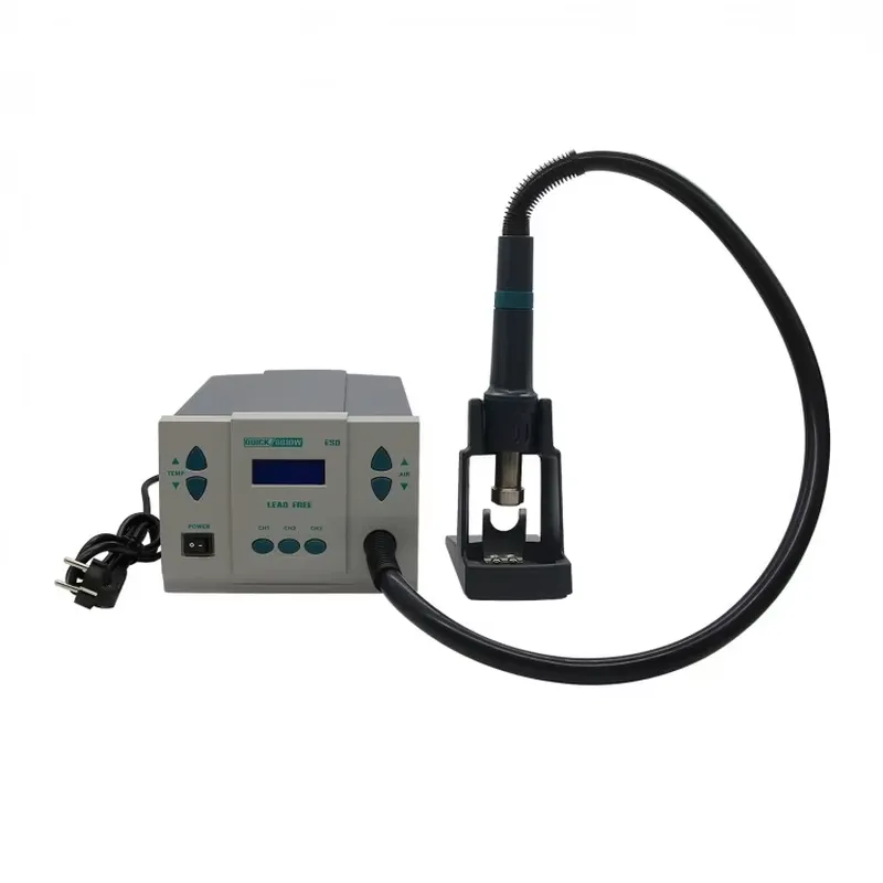 محطة إعادة اللحام الرقمية 861D - مراجعة Hot Air Rework Station 861Dw وسعره
